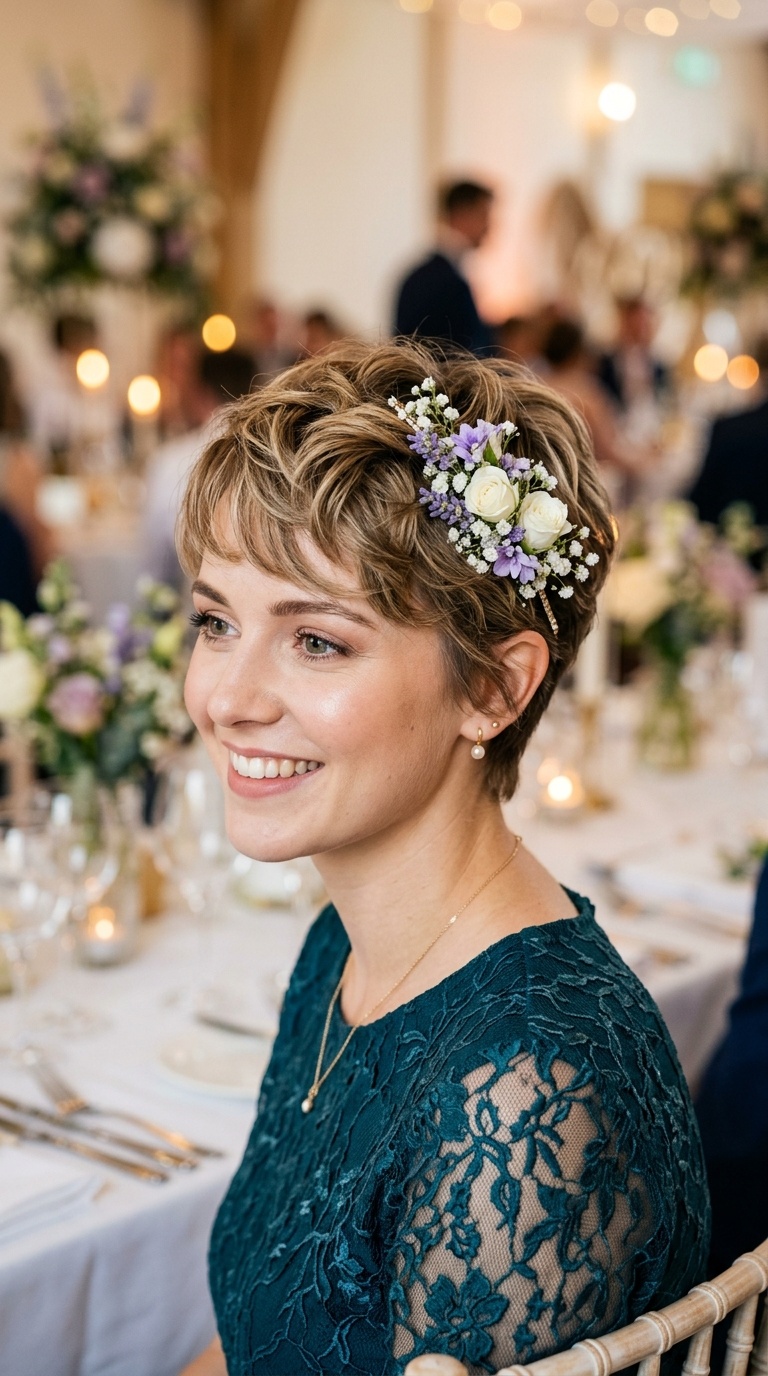 Floral Accent Pixie