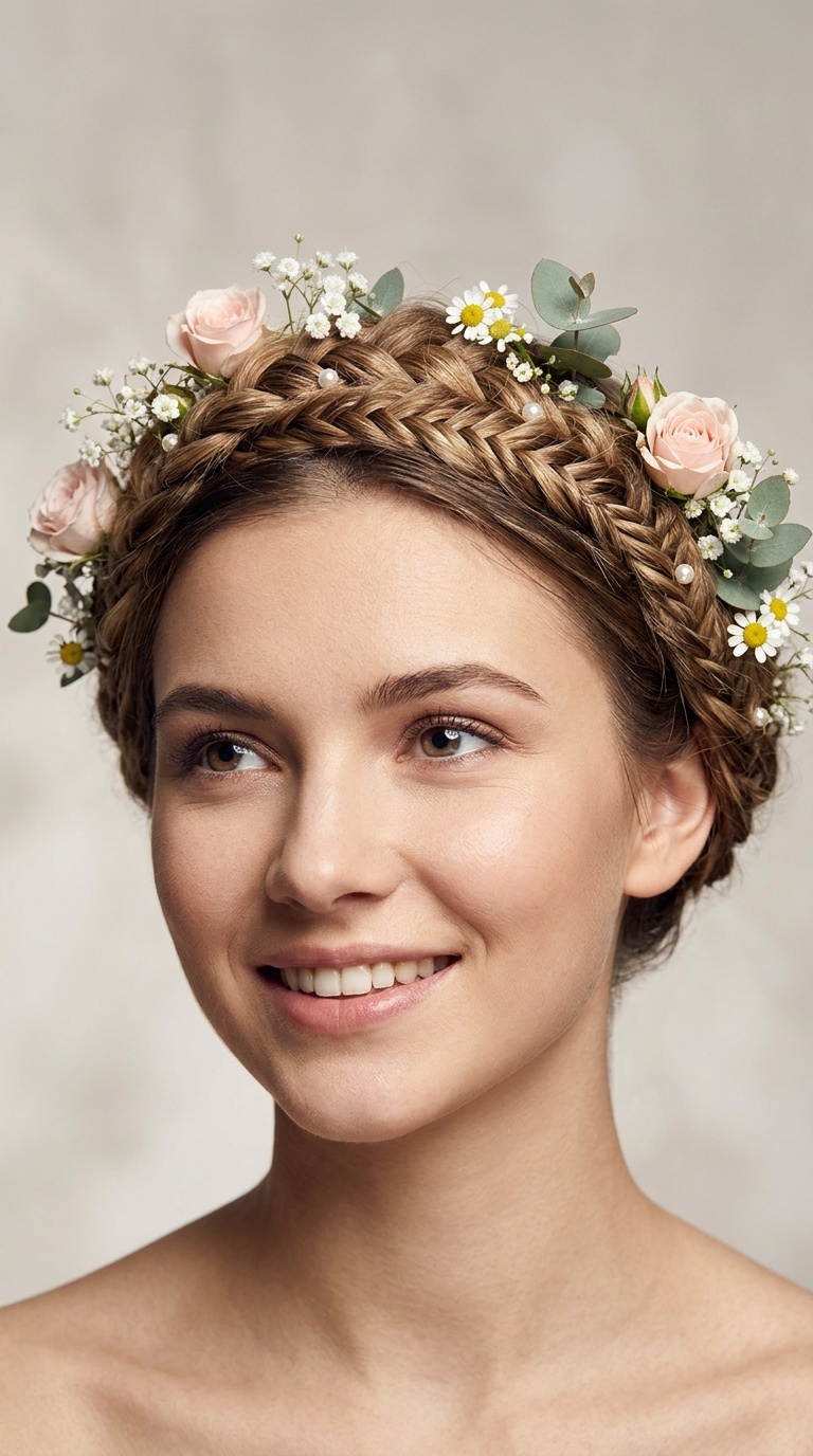 Floral Braided Crown