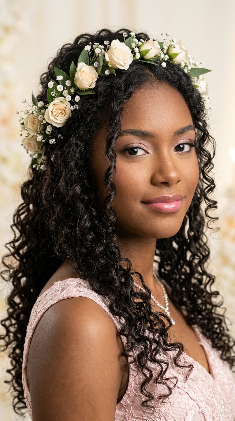 Floral Infused Down-Do