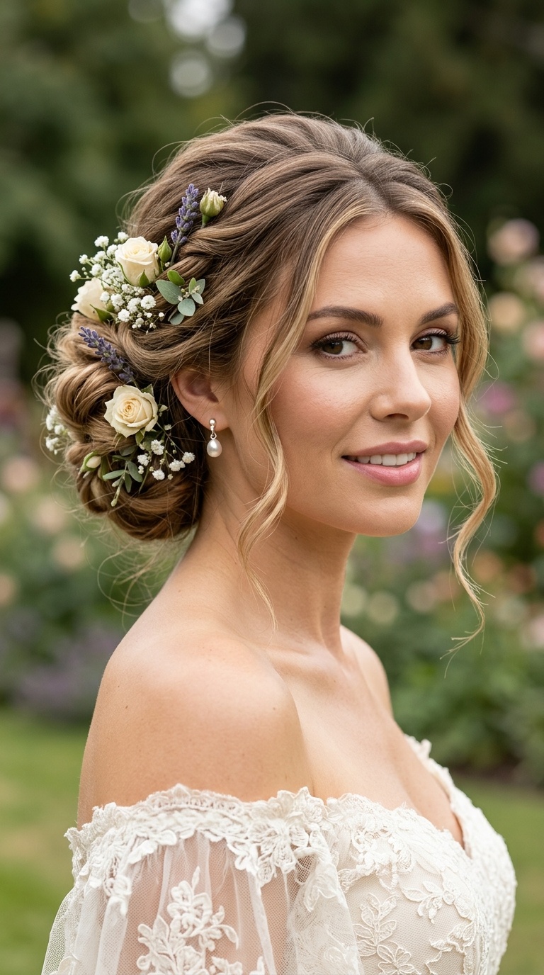 Flower-Accented Garden Bun