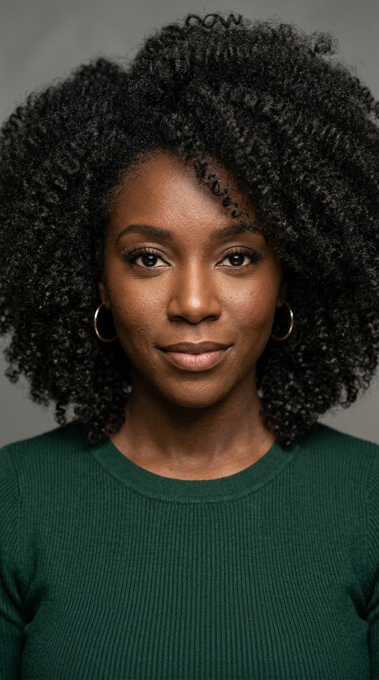Fluffy Kinky Curly Fro
