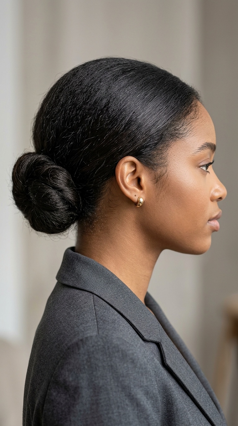 Folded Low Bun