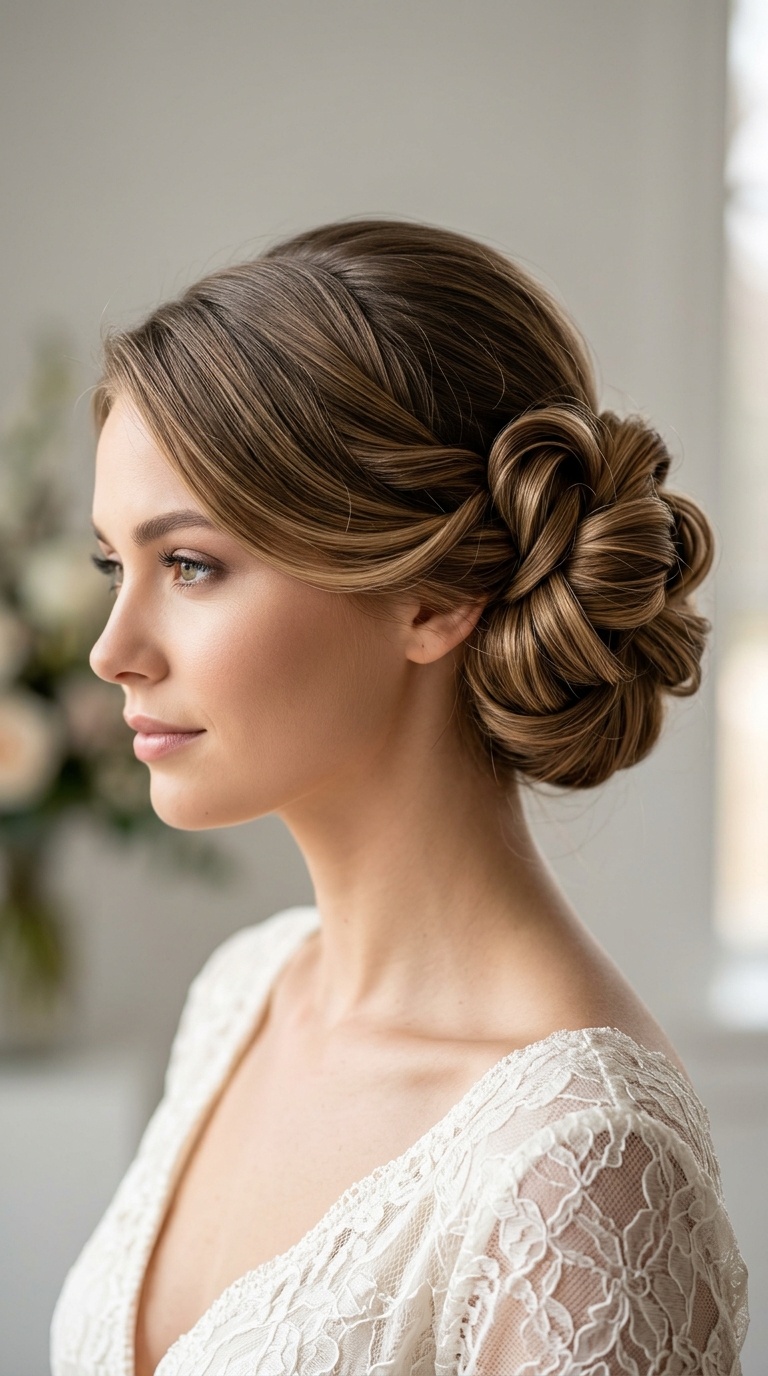 Folded Ribbon Bun