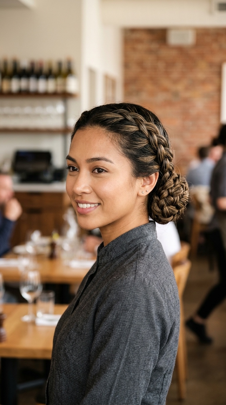 Four-Strand Braided Chignon