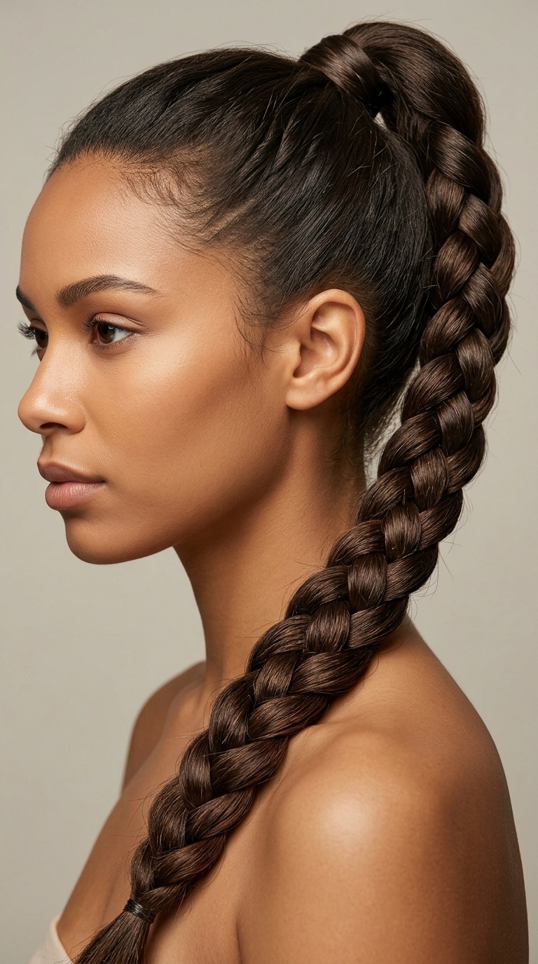 Four-Strand Braided Pony