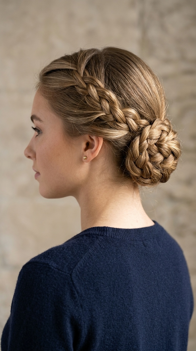 Four-Strand Braided Updo