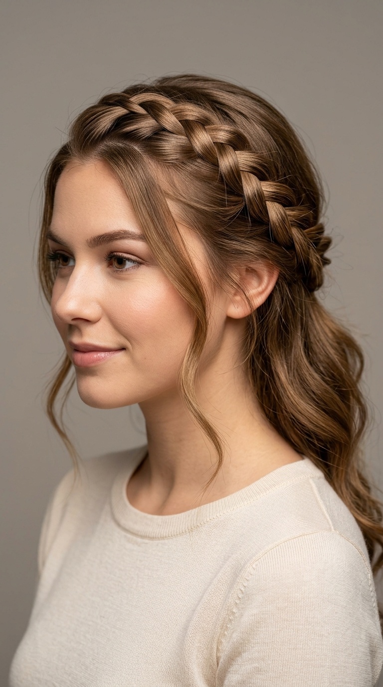 Four-Strand French Accent Braid