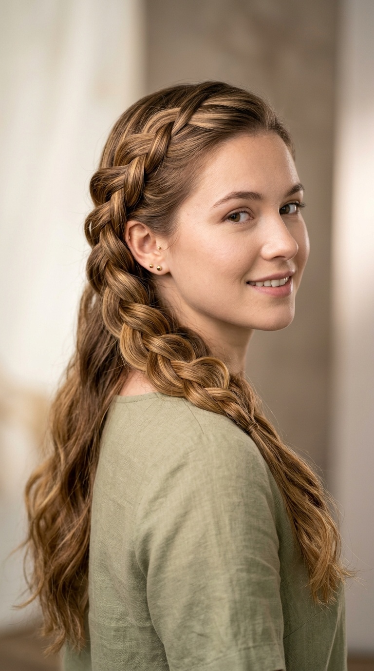 Four-Strand Waterfall Braid