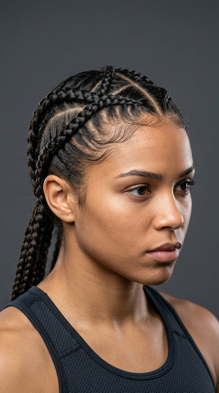 Four-Way Intersection Braids
