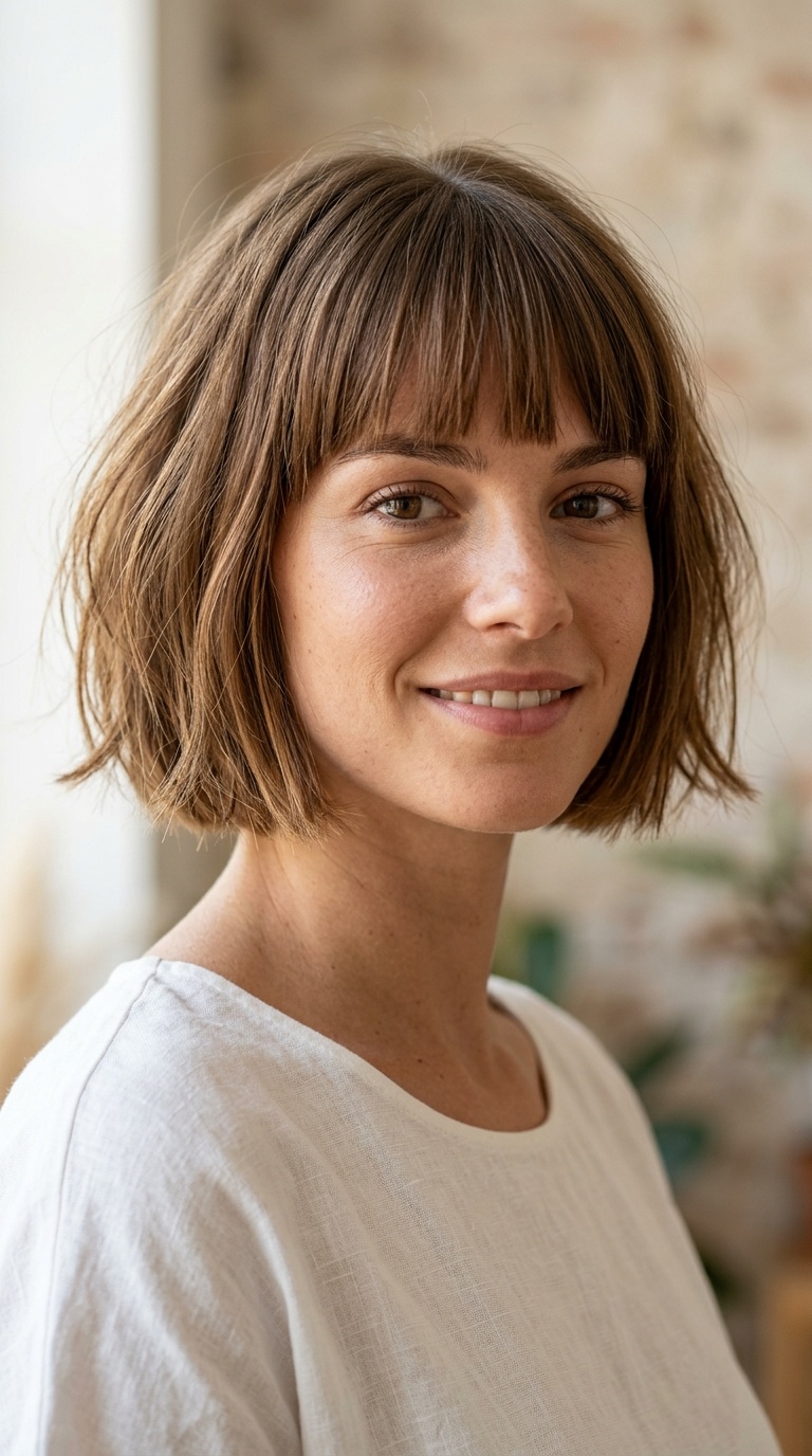 French Bob with Bangs