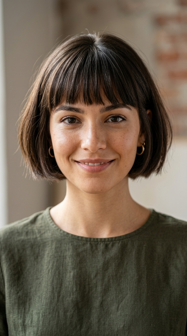 French Bob with Bangs