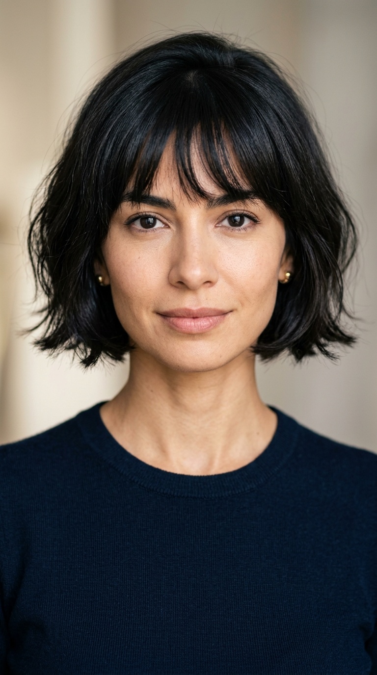 French Bob with Bangs