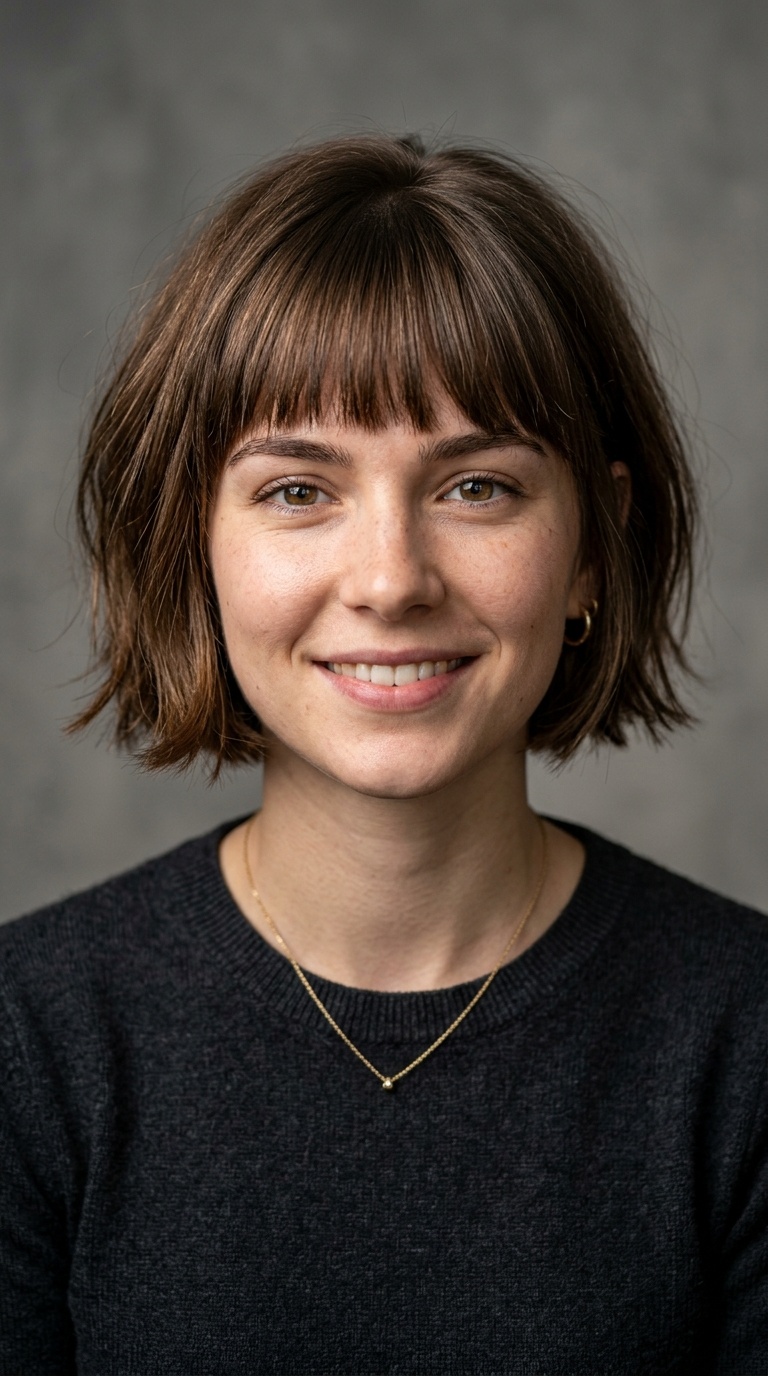 French Bob with Bangs