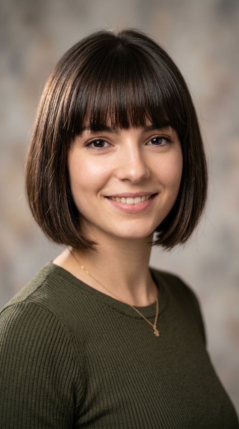 French Bob with Bangs