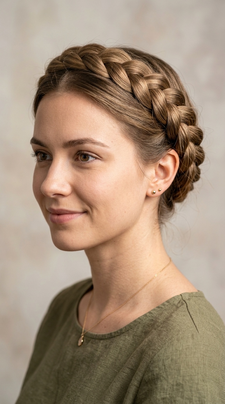 French Braid Crown