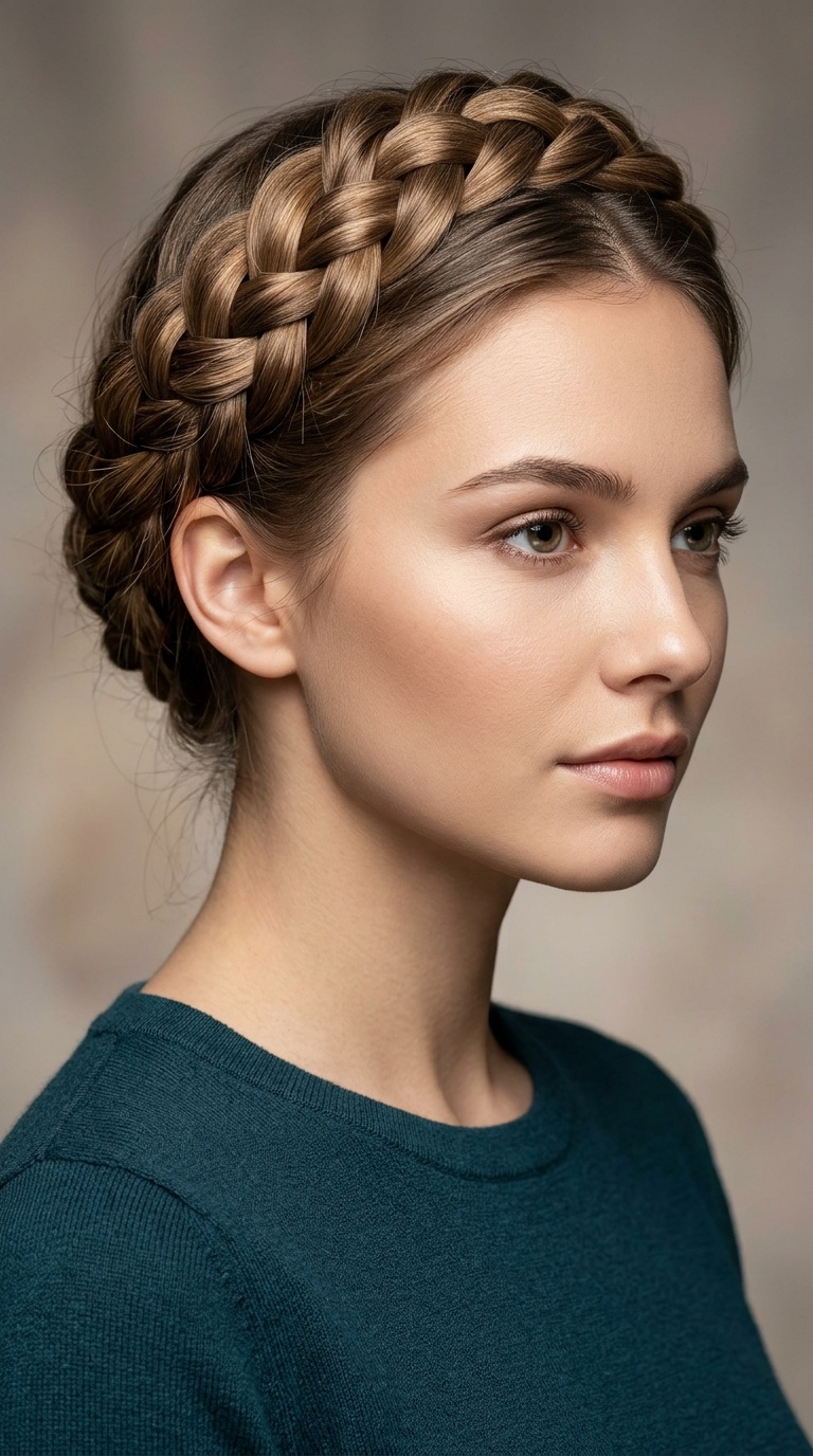 French Braid Crown