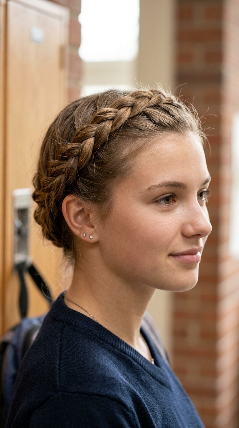 French Braid Crown