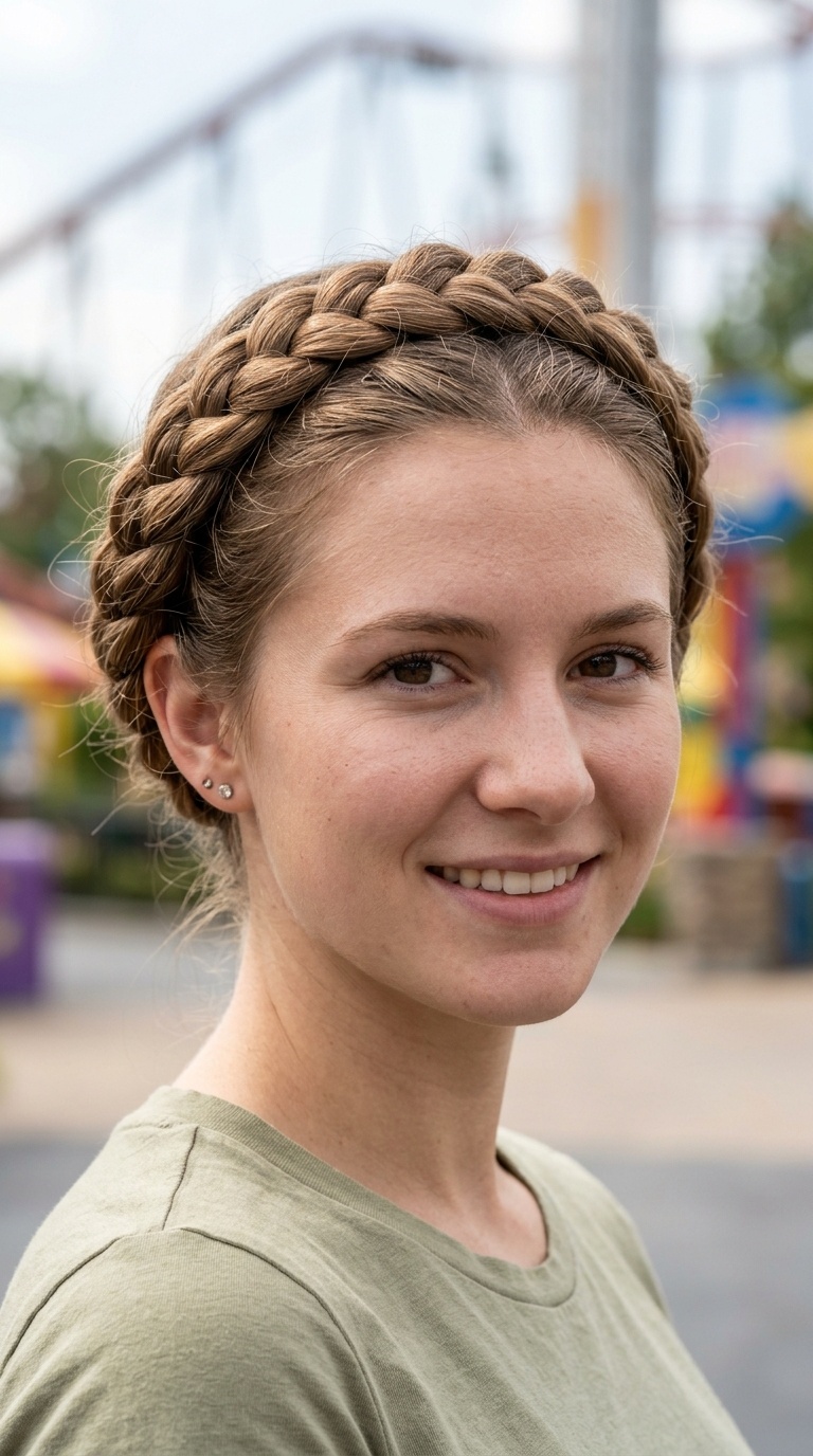 French Braid Crown