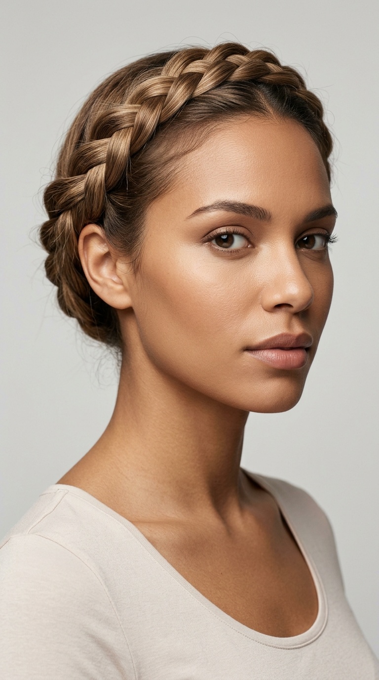 French Braid Crown