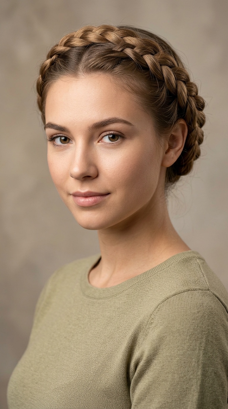 French Braid Crown