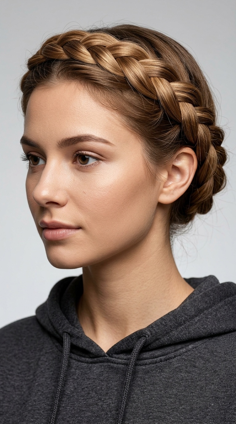 French Braid Crown