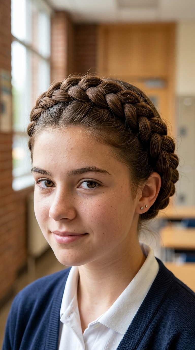 French Braid Crown