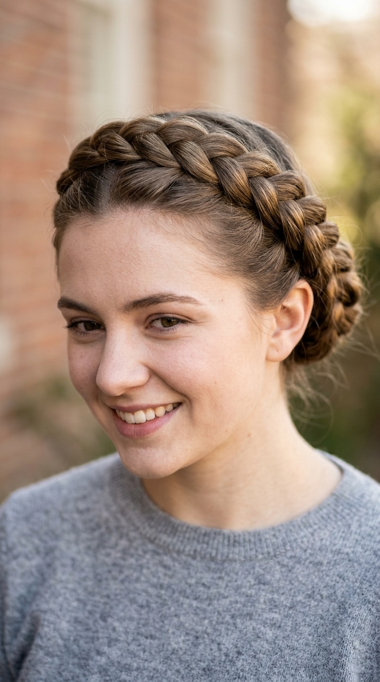 French Braid Crown
