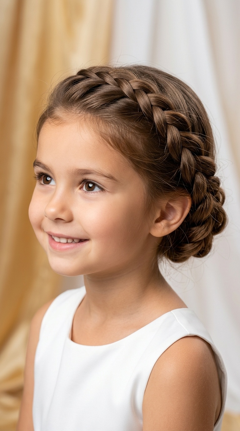 French Braid Crown (Low)