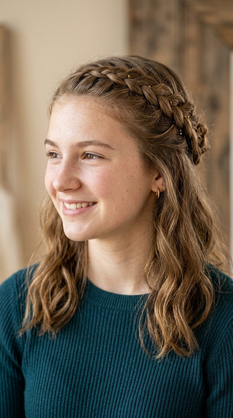 French Braid Crown (Partial)