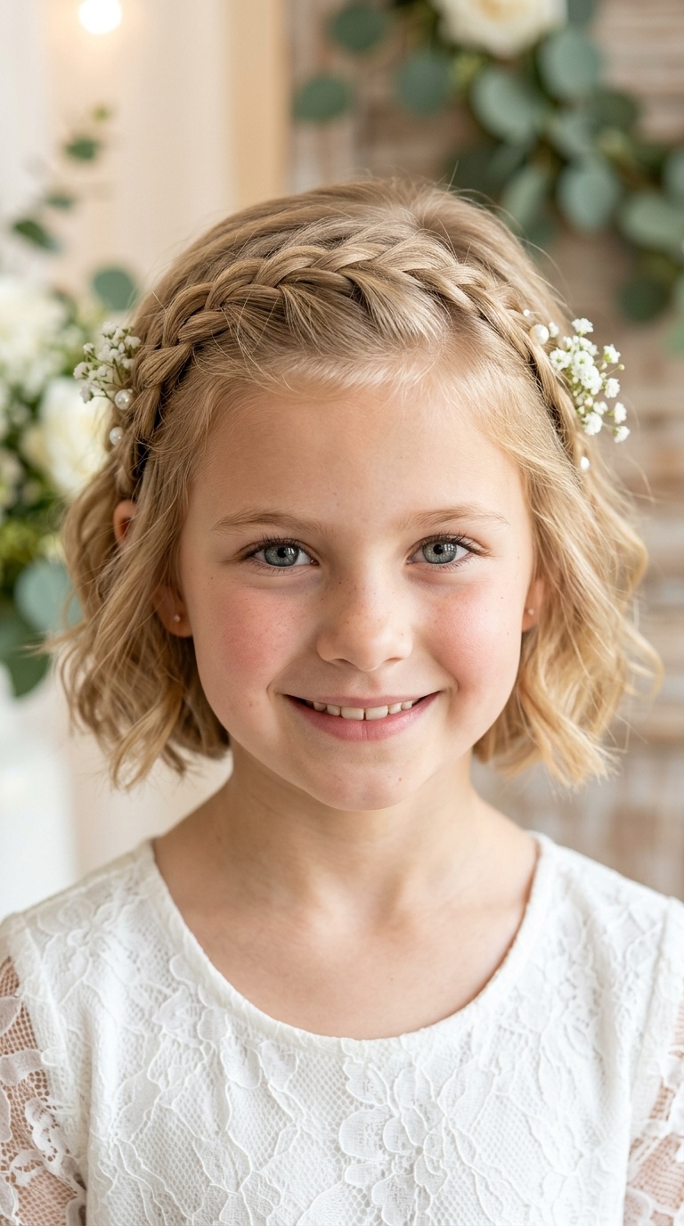 French Braid Headband Look