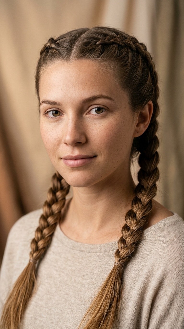 French Braid Pigtails
