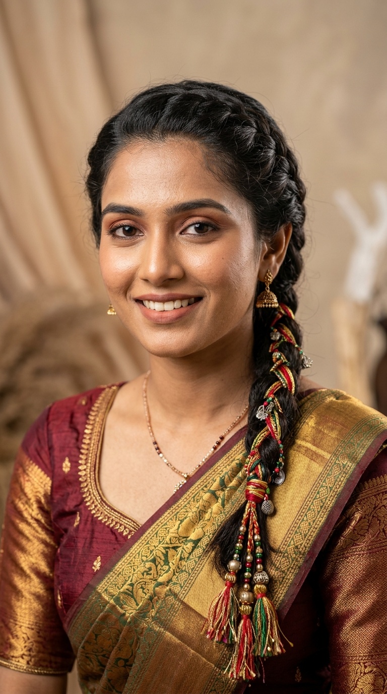 French Braid with Parandi