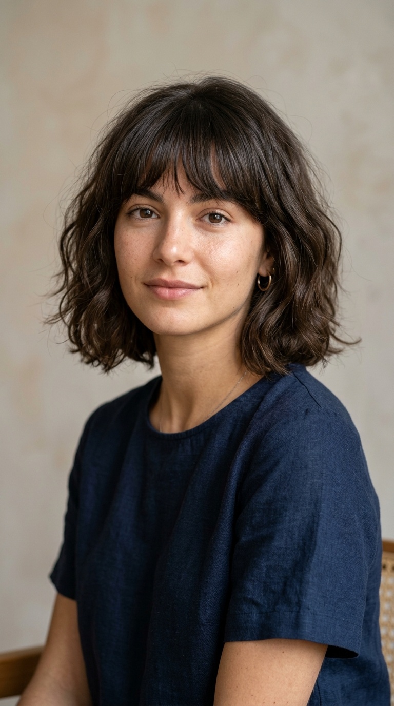 French Girl Bob with Bangs