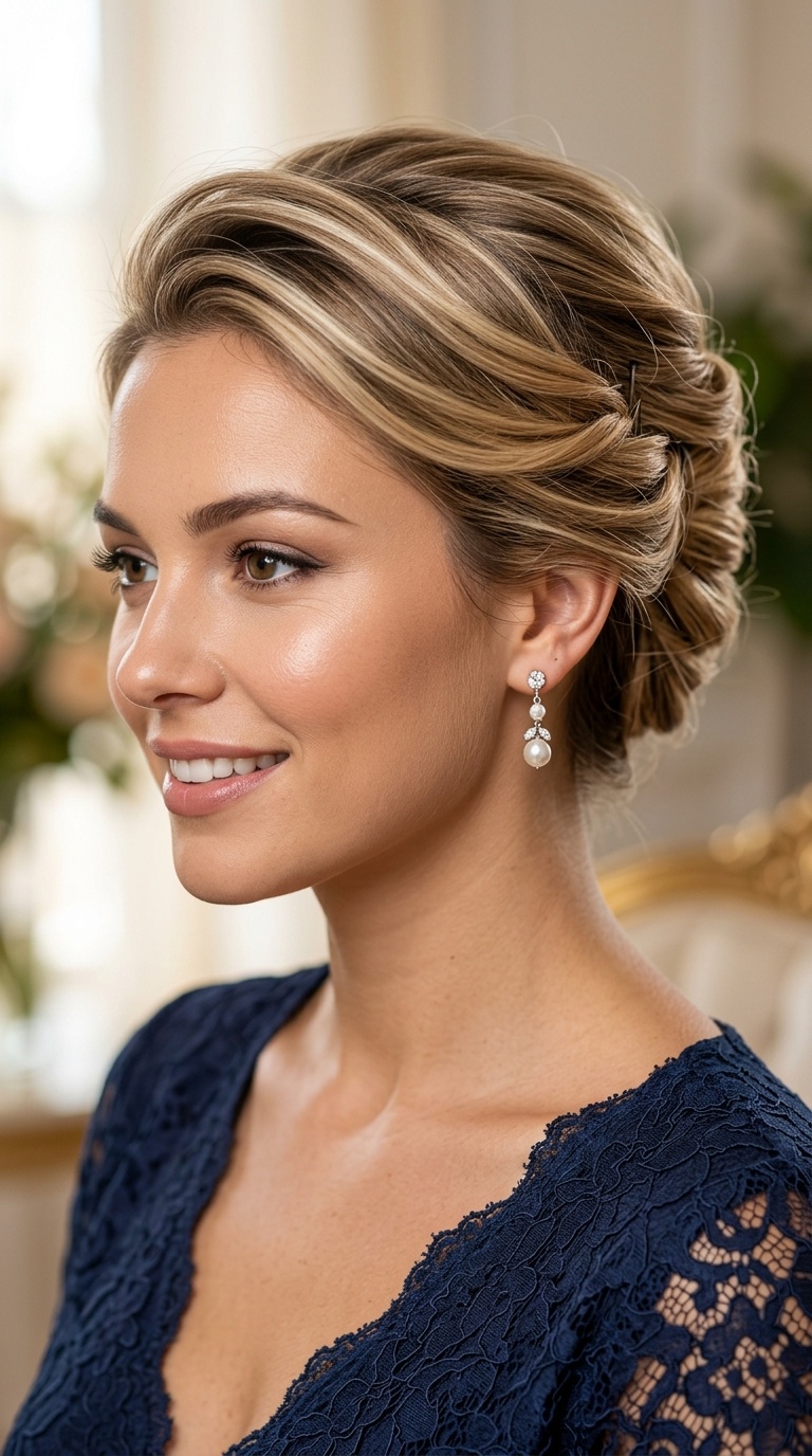 French Twist for Short Hair
