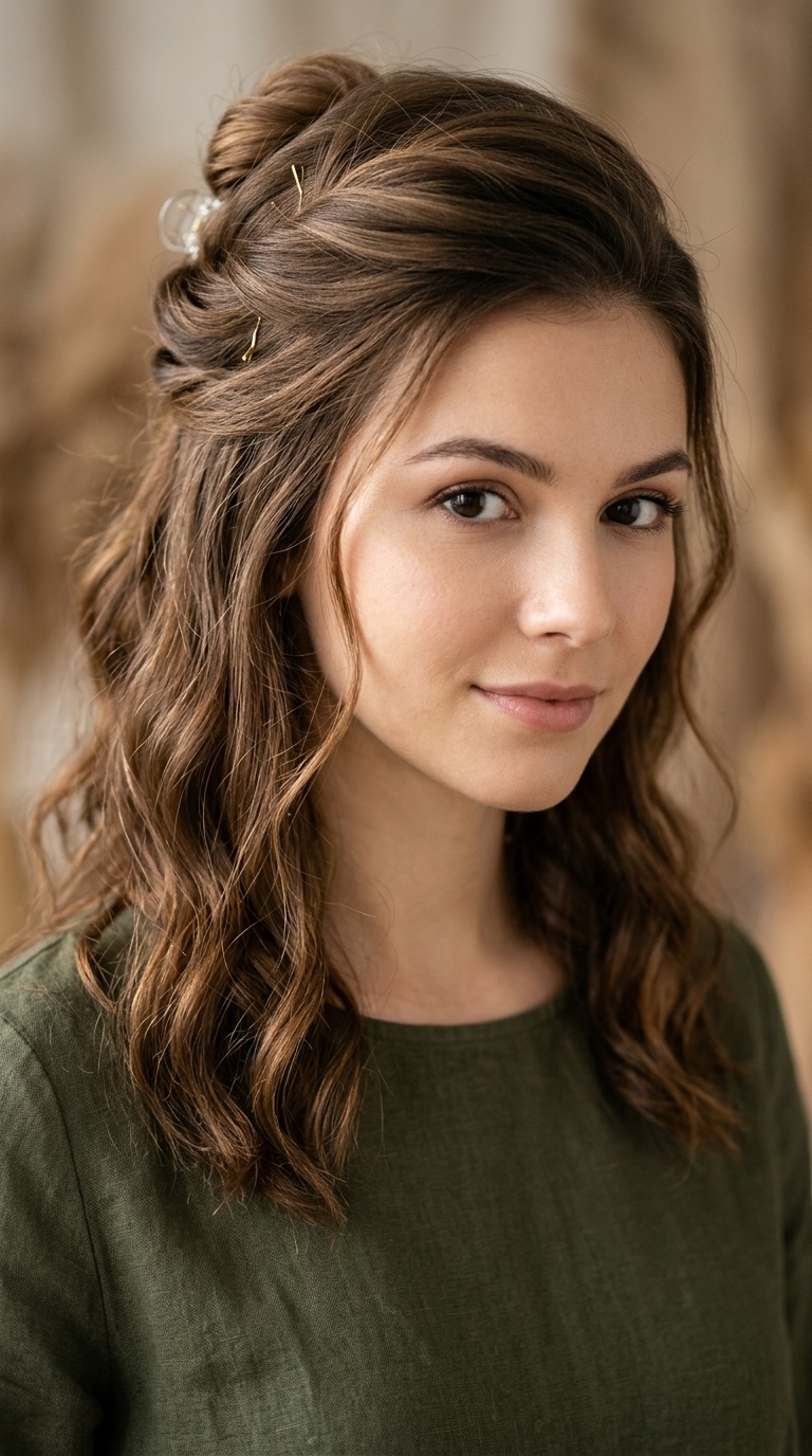French Twist Half-Up