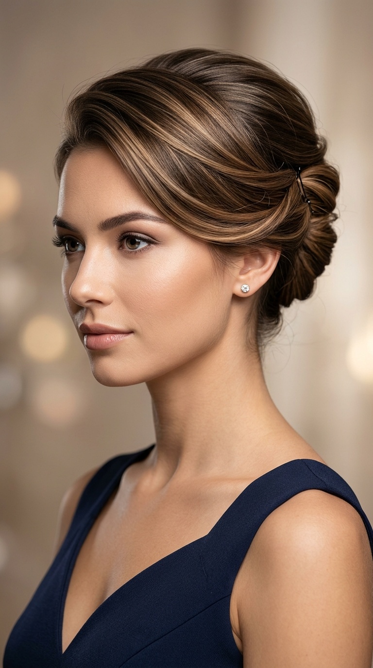 French Twist with a Modern Flare