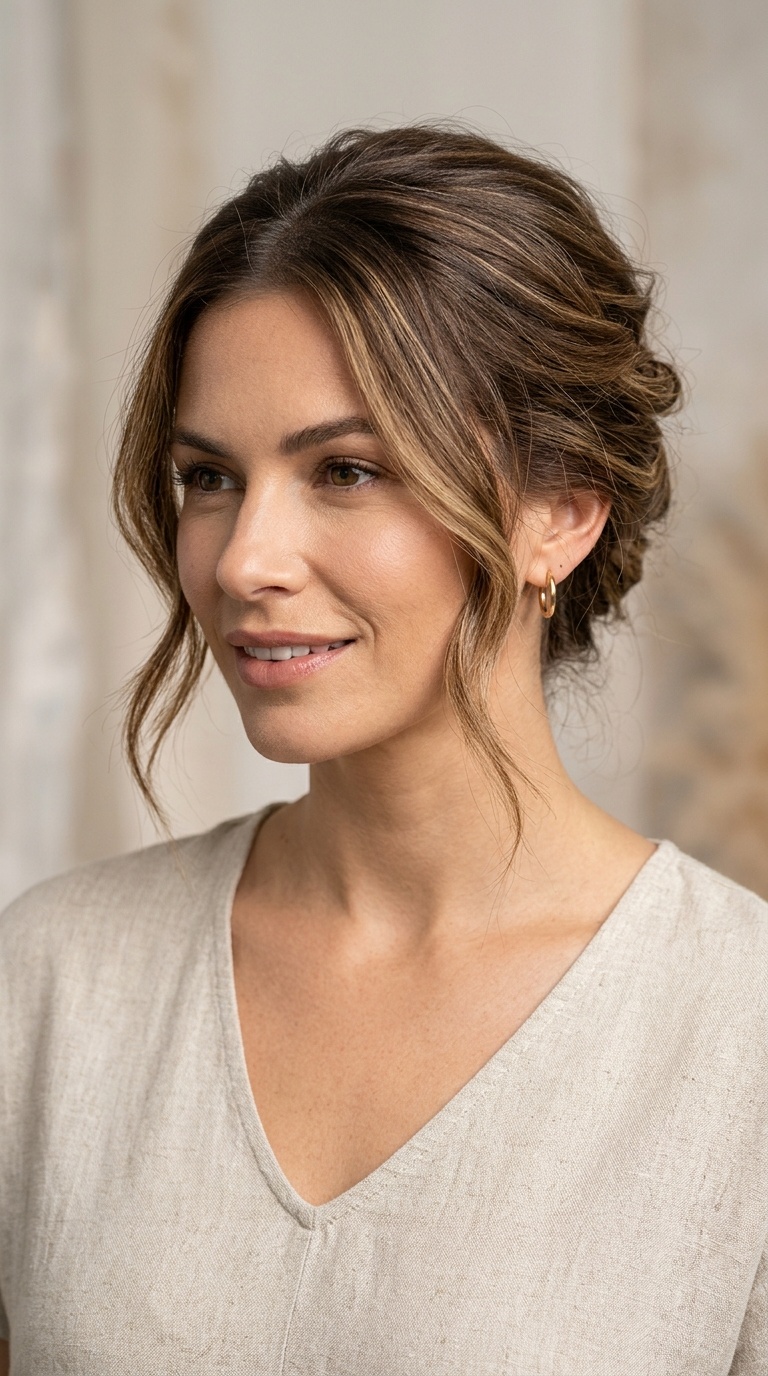 French Twist with a Modern Flare