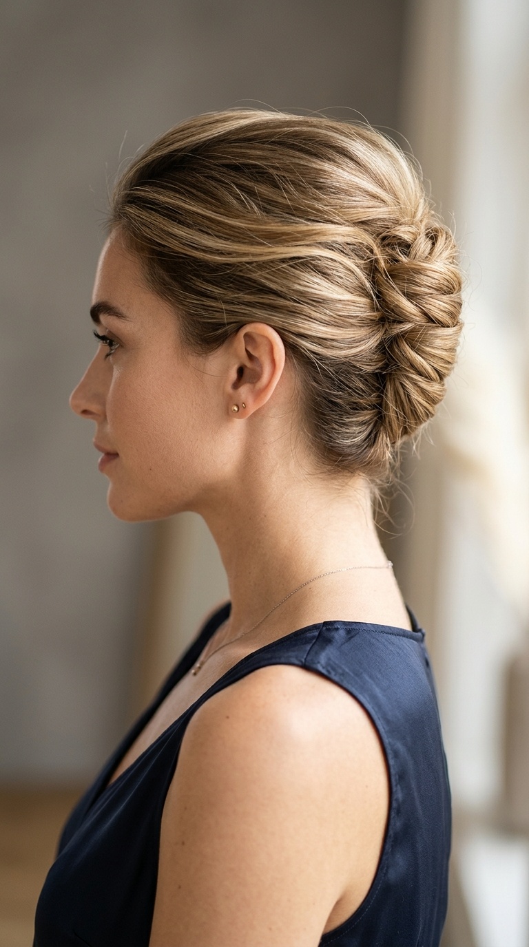 French Twist with a Modern Flare
