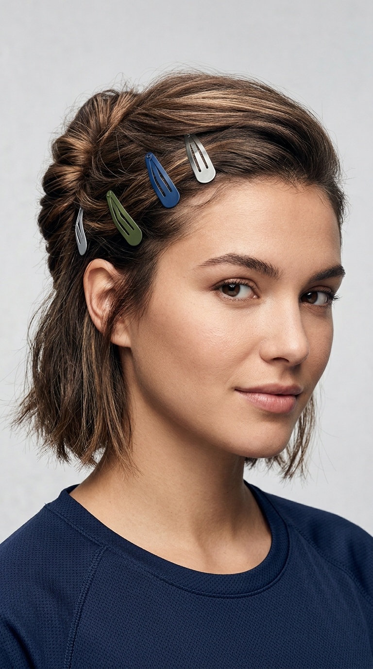 French Twist with Snap Clips