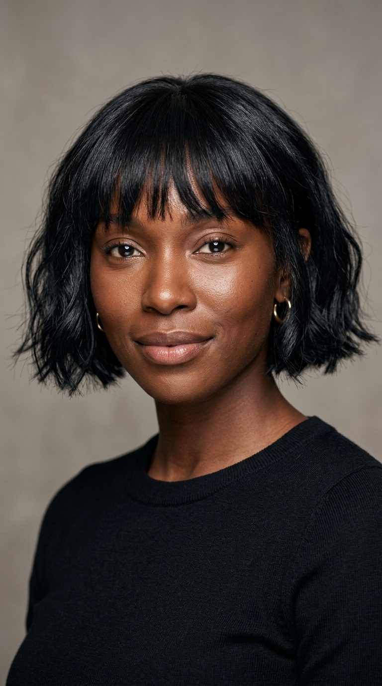 Fringed French Bob