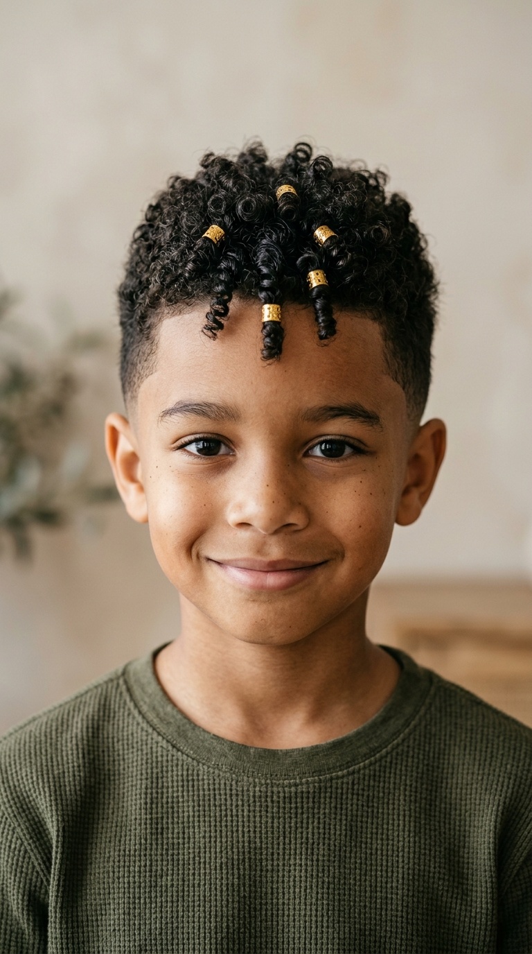 Fro-hawk with Gold Cuffs