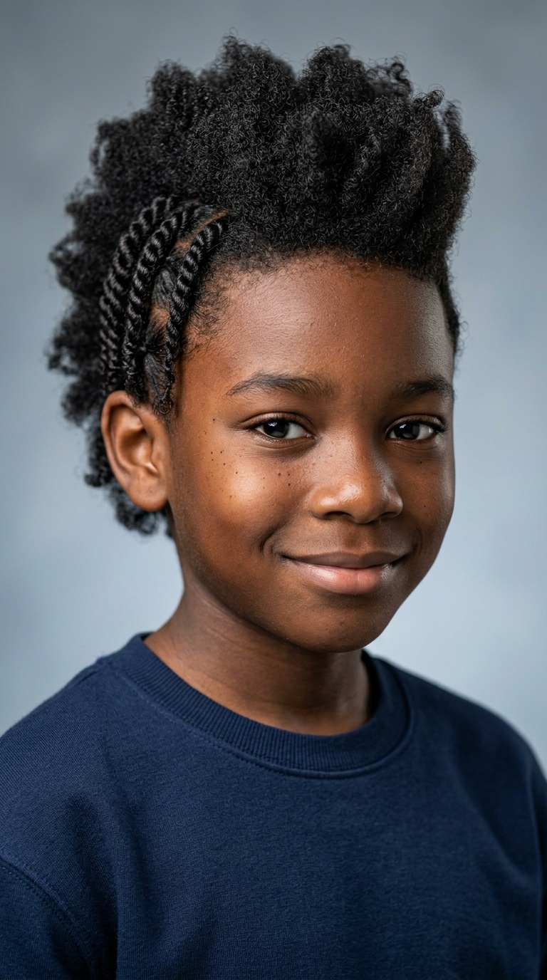 Fro-Hawk with Side Twists