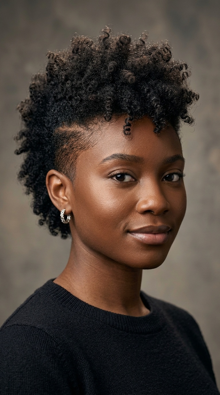 Frohawk with Burst Fade