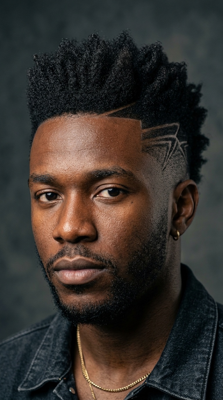 Frohawk with Design