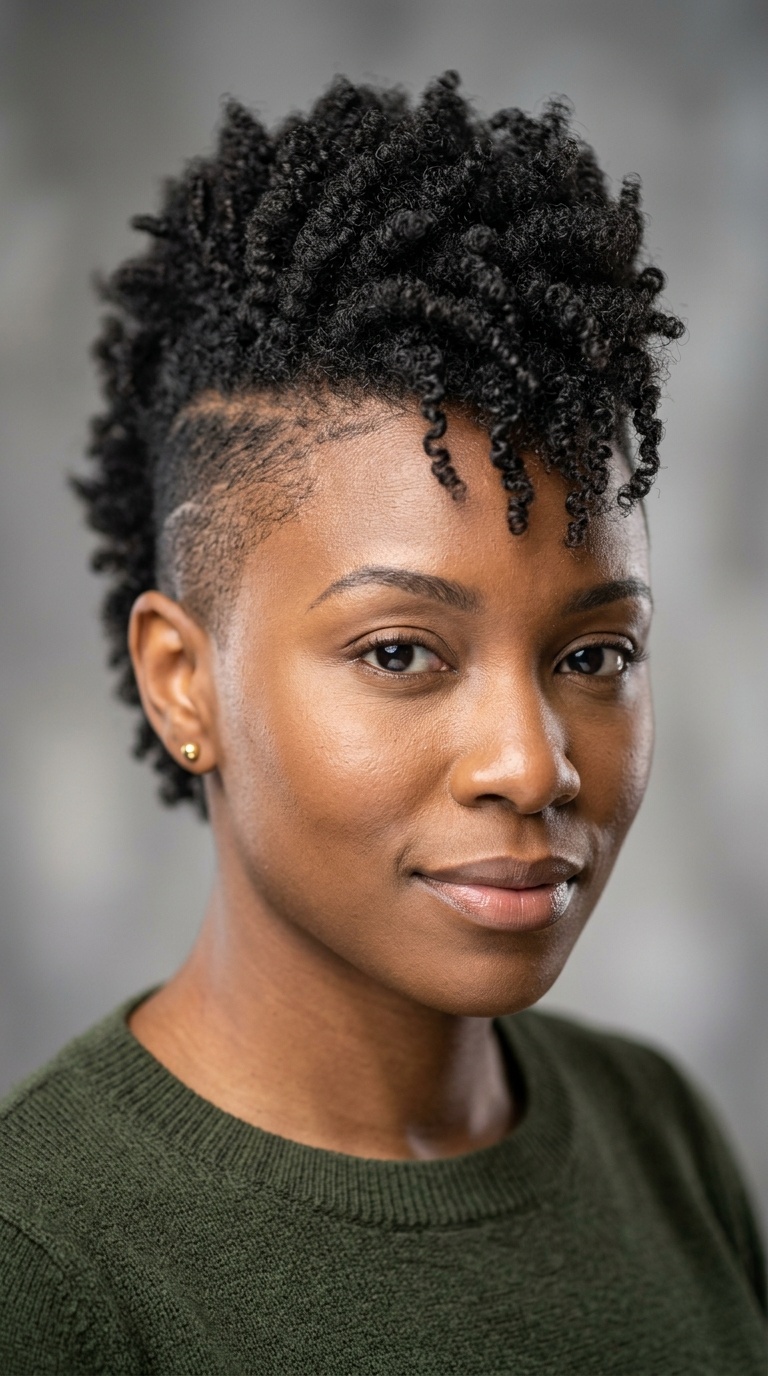 Frohawk with Shaved Sides