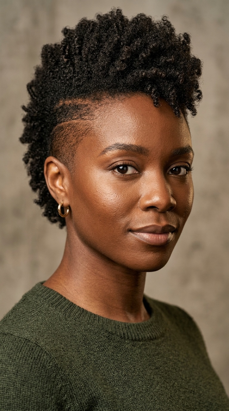 Frohawk with Shaved Sides