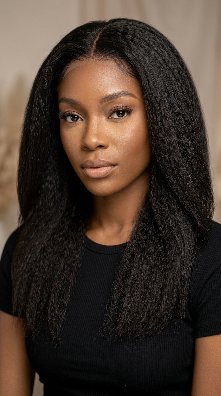 Frontal Lace with Italian Yaki Texture