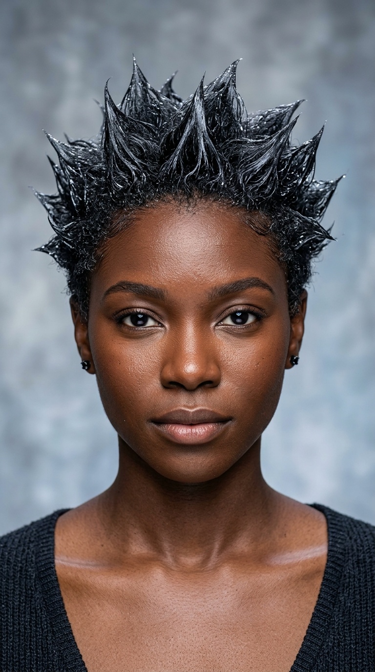 Frozen Spiky Pixie
