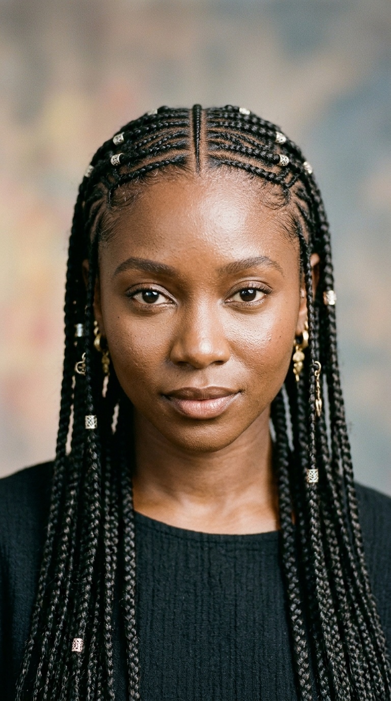 Fulani-Inspired Braided Part