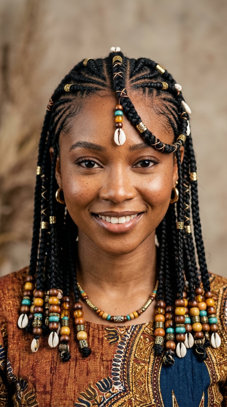 Fulani Inspired Braids